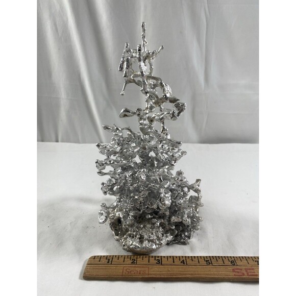 Anthill Art Casting Sculpture Fire Ant Aluminum Casting 9.5” Tall #77 - Picture 4 of 7
